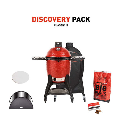 Kamado Joe Classic III Charcoal Grill With Discovery Pack